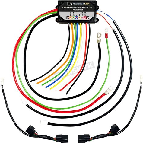 harley distribution box|PathFinderLED Power Distribution Accessory Hub.